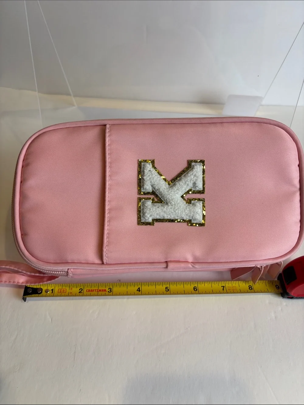 Preppy Pink Nylon Initial 